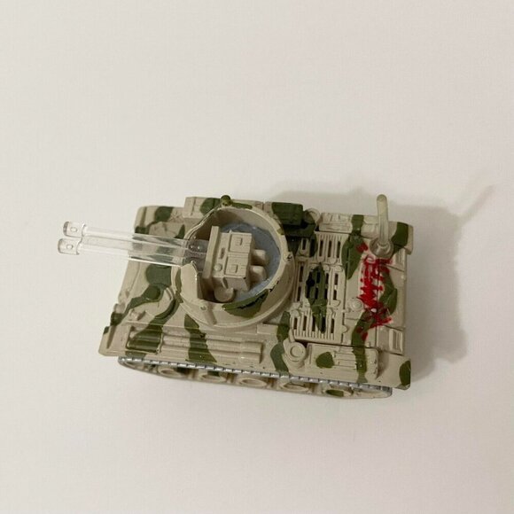 Vtg 90s Macro Tank Military Tank Galoob Toy Car Flaws - Picture 9 of 16